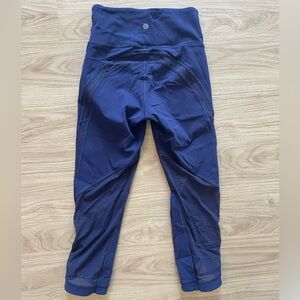Blue Lululemon leggings